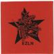 Zapatistas Stern EZLN (schwarz/rot)