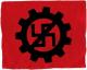 EBM gegen Nazis (schwarz/rot)