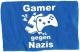 Gamer gegen Nazis (weiß/blau)