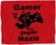 Gamer gegen Nazis (schwarz/rot)