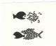 Fische (schwarz/weiß)