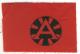 Anarchiezeichen (schwarz/rot)