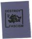 Destroy Fascism (schwarz/blau)