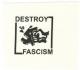 Destroy Fascism (schwarz/weiß)