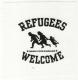 Refugees welcome (schwarz/weiß)