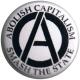 Zur Artikelseite von "Abolish Capitalism - Smash the State (schwarz/weiß)", 50mm Button für 1,40 €