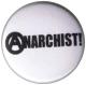 Zur Artikelseite von "Anarchist! (schwarz/weiß)", 50mm Button für 1,40 €