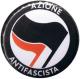 Zur Artikelseite von "Azione Antifascista (schwarz/rot)", 50mm Button für 1,40 €