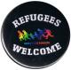 Zur Artikelseite von "Refugees welcome (bunte Familie)", 50mm Button für 1,40 €