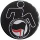 Zur Artikelseite von "RollifahrerIn Antifaschistische Aktion (schwarz/rot)", 50mm Button für 1,20 €