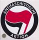 Aufkleber: Antifaschistische Aktion (rot/schwarz, 21cm x 21cm)