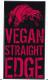 Aufkleber: Vegan Straight Edge