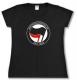 Zur Artikelseite von "Antifaschistische Aktion (schwarz/rot)", tailliertes T-Shirt für 14,00 €