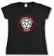 tailliertes T-Shirt: Schwarze Szene Nazifrei - Weißes Pentagramm
