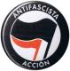 Zur Artikelseite von "Antifascista Accion (schwarz/rot)", 25mm Button für 0,90 €