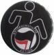 Zur Artikelseite von "RollifahrerIn Antifaschistische Aktion (schwarz/rot)", 25mm Button für 0,80 €