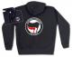 Zur Artikelseite von "Antifaschistische Aktion (schwarz/rot)", Kapuzen-Jacke für 30,00 €