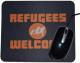 Zur Artikelseite von "Refugees welcome (Quer)", Mousepad für 7,00 €