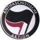 Zur Artikelseite von "Antifaschistische Aktion (schwarz/lila)", 25mm Magnet-Button für 2,00 €
