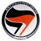 Zur Artikelseite von "Antifaschistische Aktion (schwarz/rot, schwarz)", 25mm Magnet-Button für 2,00 €