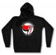 Zur Artikelseite von "Antifaschistische Aktion - linksjugend [´solid]", taillierter Kapuzen-Pullover für 30,00 €