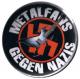 Zur Artikelseite von "Metalfans gegen Nazis (schwarz)", 37mm Button für 1,10 €