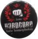 Zur Artikelseite von "mixed sexual arts love Hardcore - hate homophobia", 37mm Button für 1,10 €