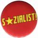 Zur Artikelseite von "Sozialist! (rot)", 37mm Button für 1,10 €