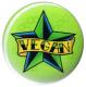 37mm Button: Veganer Stern