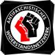 Aufkleber-Paket: Antifaschistisches Widerstandsnetzwerk - Fäuste (rot/schwarz)