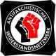 Aufkleber-Paket: Antifaschistisches Widerstandsnetzwerk - Fäuste (schwarz/rot)),
