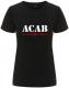 Zum/zur  tailliertes Fairtrade T-Shirt "ACAB Antifa Action" für 18,10 € gehen.