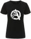 Zum tailliertes Fairtrade T-Shirt "Anarchie Faust" für 18,10 € gehen.