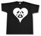 Zum T-Shirt "Anarchie Herz" für 13,12 € gehen.