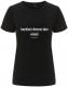 Zum/zur  tailliertes Fairtrade T-Shirt "Anarchism is democracy taken seriously" für 18,10 € gehen.