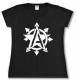 Zum tailliertes T-Shirt "Anarchy Star" für 14,00 € gehen.