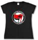 Zum tailliertes T-Shirt "Antifa Funken (rot/schwarz)" für 14,00 € gehen.