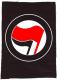 Zum Rückenaufnäher "Antifa Logo (rot/schwarz, ohne Schrift)" für 3,00 € gehen.
