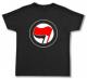 Zum Fairtrade T-Shirt "Antifa Logo (rot/schwarz, ohne Schrift)" für 18,10 € gehen.