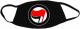 Zur Mundmaske "Antifa Logo (rot/schwarz, ohne Schrift)" für 6,50 € gehen.
