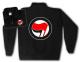 Zum Sweat-Jacket "Antifa Logo (rot/schwarz, ohne Schrift)" für 27,00 € gehen.