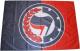Zur Fahne / Flagge (ca. 150x100cm) "Antifa Lorbeere (schwarz/rot)" für 25,00 € gehen.
