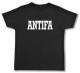 Zum Fairtrade T-Shirt "Antifa Schriftzug" für 18,10 € gehen.