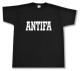 Zum T-Shirt "Antifa Schriftzug" für 13,12 € gehen.