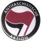 Zum 37mm Magnet-Button "Antifaschistische Aktion (lila/schwarz)" für 2,50 € gehen.