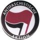 Zum 50mm Button "Antifaschistische Aktion (lila/schwarz)" für 1,40 € gehen.