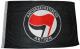 Zur Fahne / Flagge (ca. 150x100cm) "Antifaschistische Aktion (schwarz, rot/schwarz)" für 25,00 € gehen.