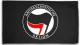 Zur Fahne / Flagge (ca. 150x100cm) "Antifaschistische Aktion (schwarz/rot)" für 20,00 € gehen.