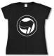 Zum tailliertes T-Shirt "Antifaschistische Aktion (schwarz/schwarz) ohne Schrift" für 14,00 € gehen.