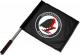 Zum/zur  Fahne / Flagge (ca. 40x35cm) "Antifaschistische Aktion - Vögel" für 15,00 € gehen.